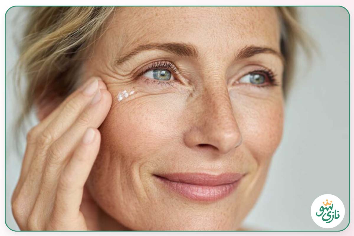 ویژگی های پوست اطراف چشم در سنین بالای ۵۰ سال