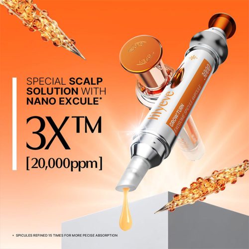 آمپول ضد ریزش و تقویت‌ کننده پوست سر اگزوزوم و اسپیکول 3000 لیلیوئه lilyeve Grow Turn Exosome Spicule Ampoule 3000