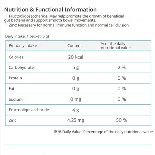 مکمل پری‌ بیوتیک FOS چونگ کان دانگ بهبود سلامت روده و گوارش Chong Kun Dang Healthcare Prebiotics Fructooligosaccharide FOS